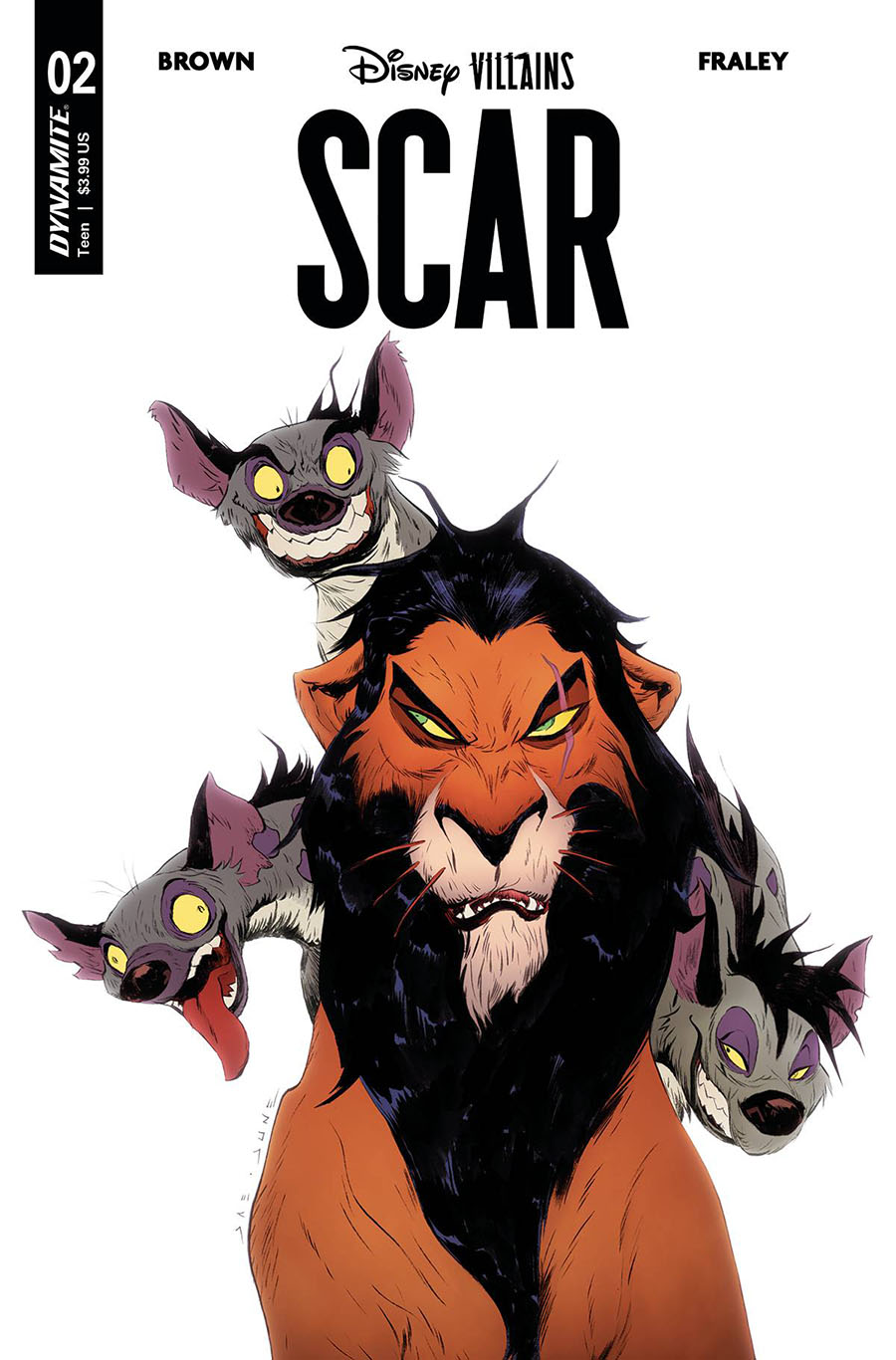 Disney Villains Scar #2 Cover Q Variant Jae Lee Cover