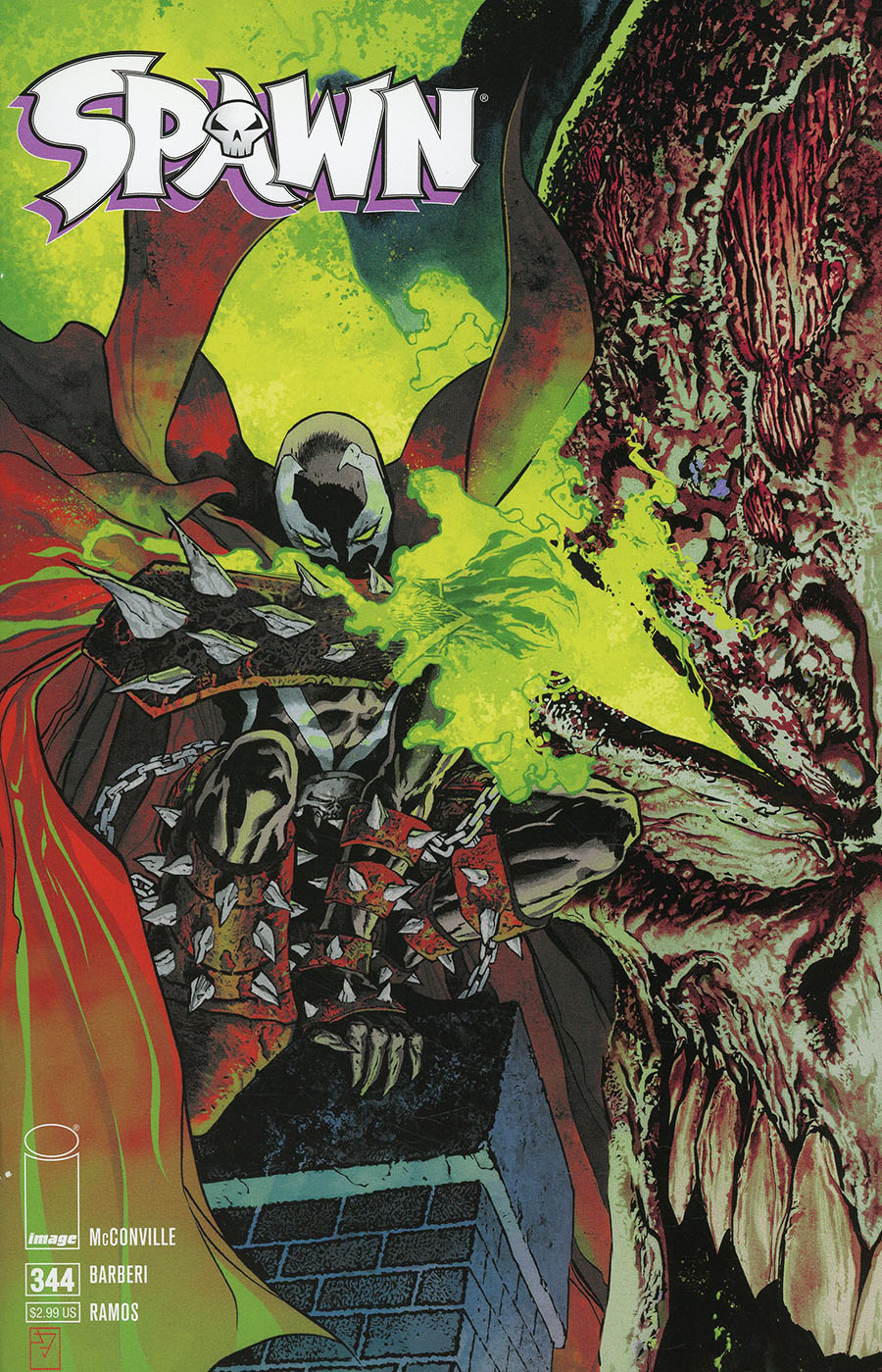 Spawn #344 Cover A Regular JH Williams III Cover