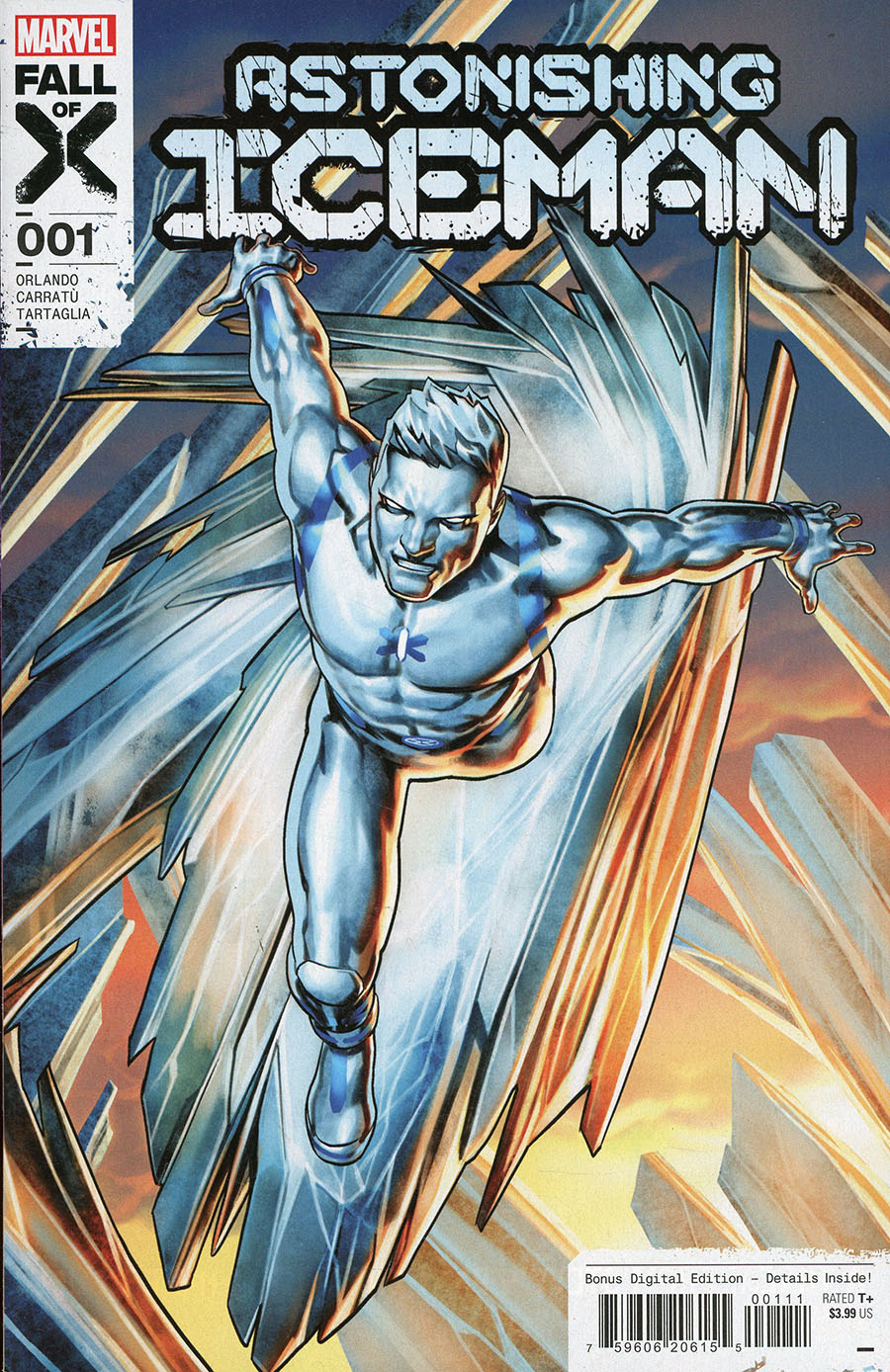 Astonishing Iceman #1 Cover A Regular Jesus Saiz Cover (Fall Of X Tie-In)