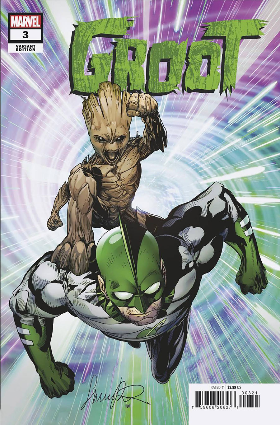 Groot Vol 2 #3 Cover B Variant Salvador Larroca Cover