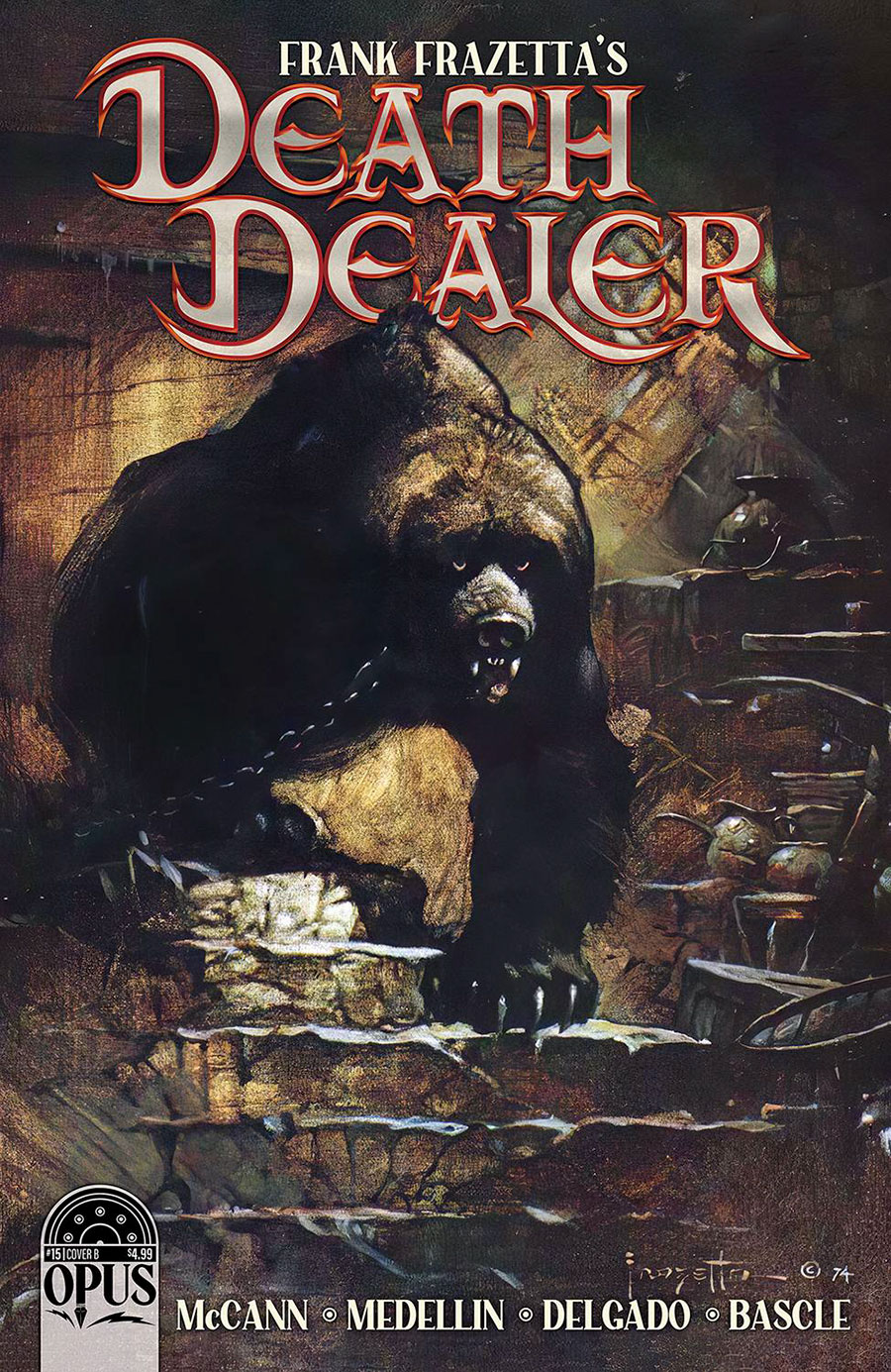 Frank Frazettas Death Dealer Vol 2 #15 Cover B Variant Frank Frazetta Cover