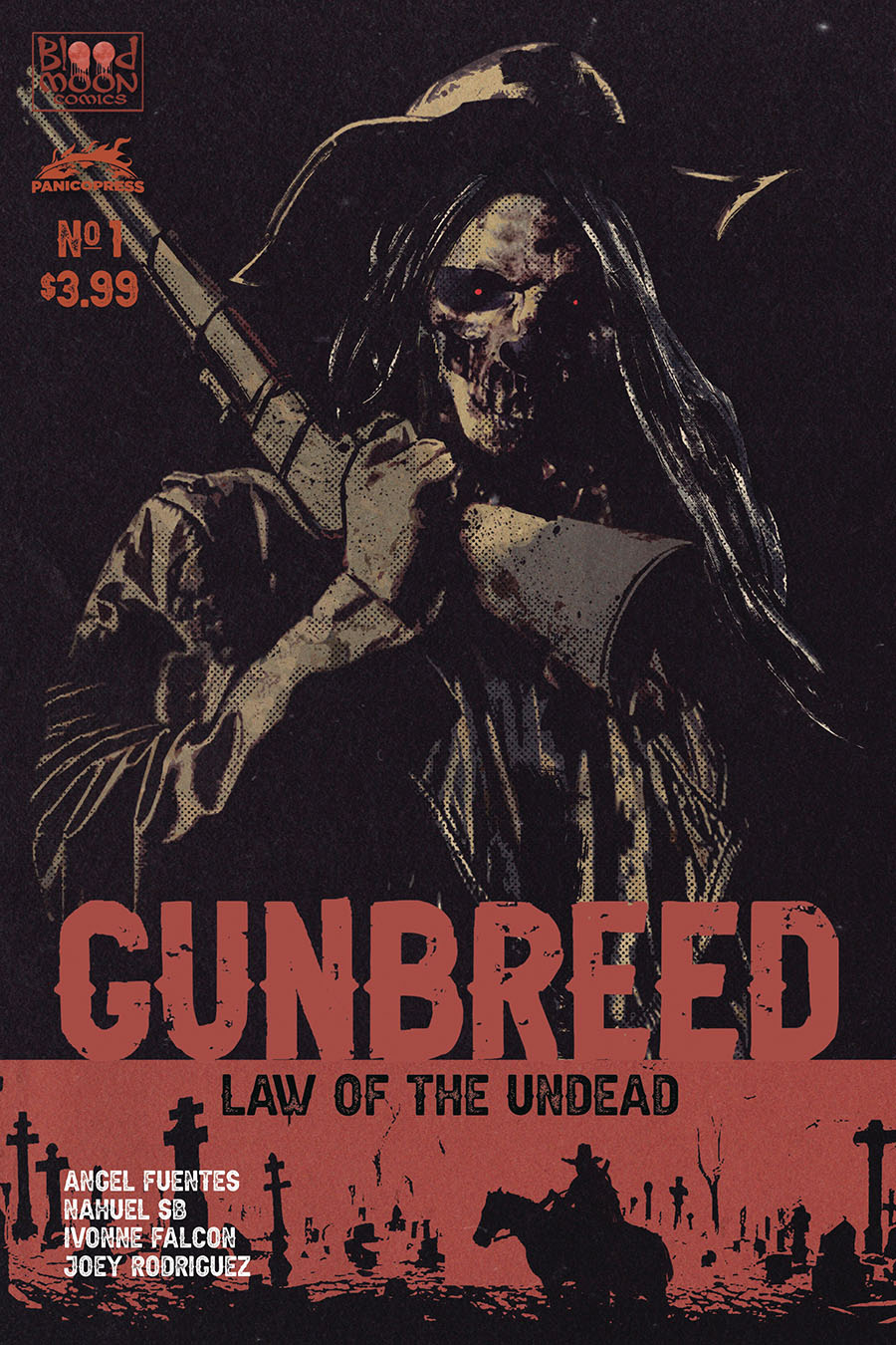 Gunbreed #1 Cover B Variant Damian Connelly Cover