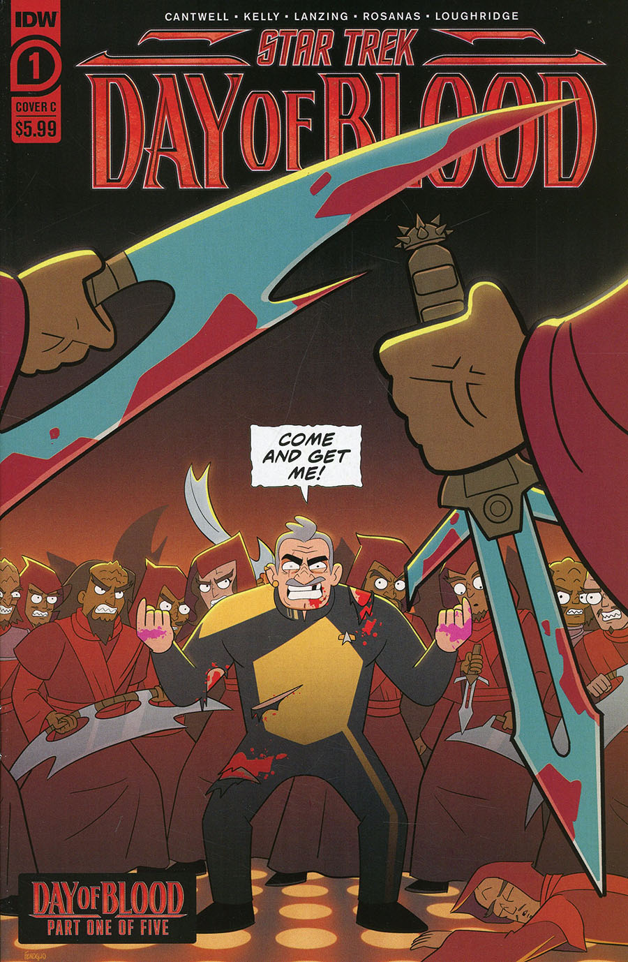 Star Trek Day Of Blood #1 (One Shot) Cover C Variant Chris Fenoglio Cover (Day Of Blood Part 1)