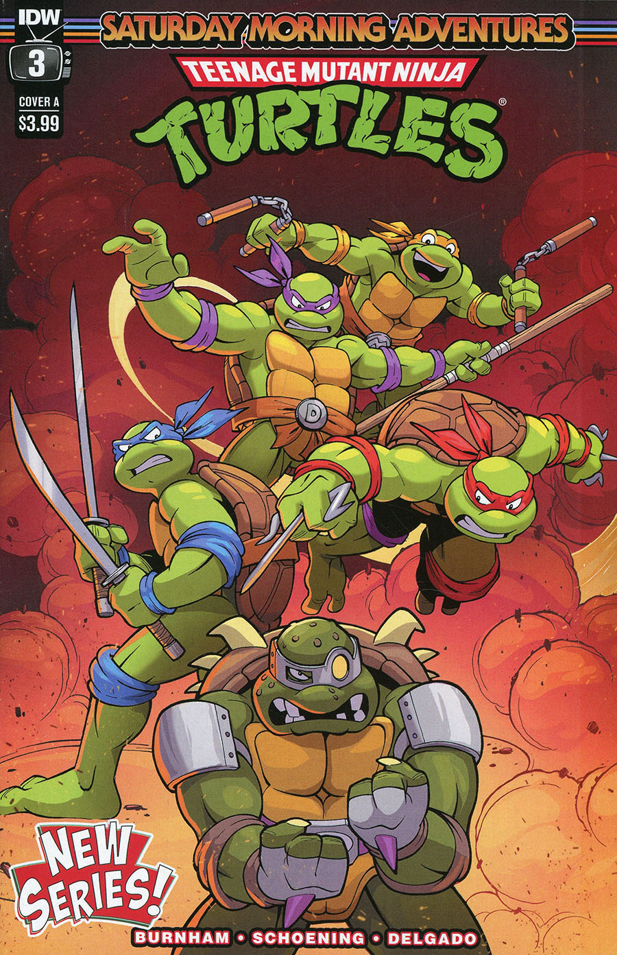 Teenage Mutant Ninja Turtles Saturday Morning Adventures Continued #3 Cover A Regular Jack Lawrence Cover