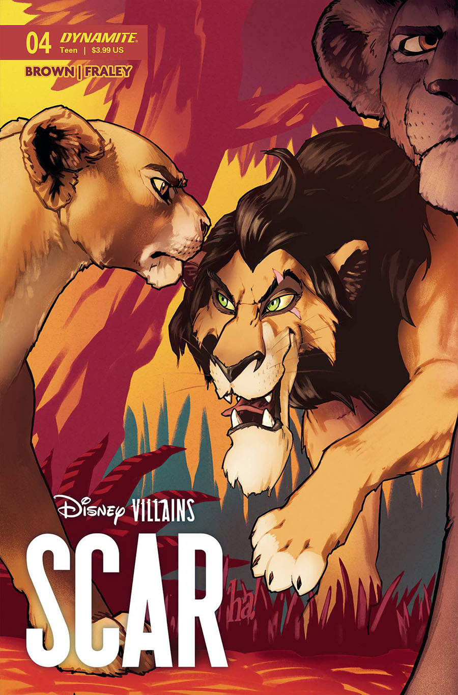 Disney Villains Scar #4 Cover E Variant Gene Ha Cover