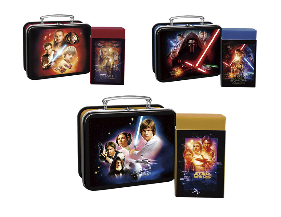 MetaKeshi Metal Mini Lunchbox Series 4 Star Wars Skywalker Saga Blind Mystery Box Display