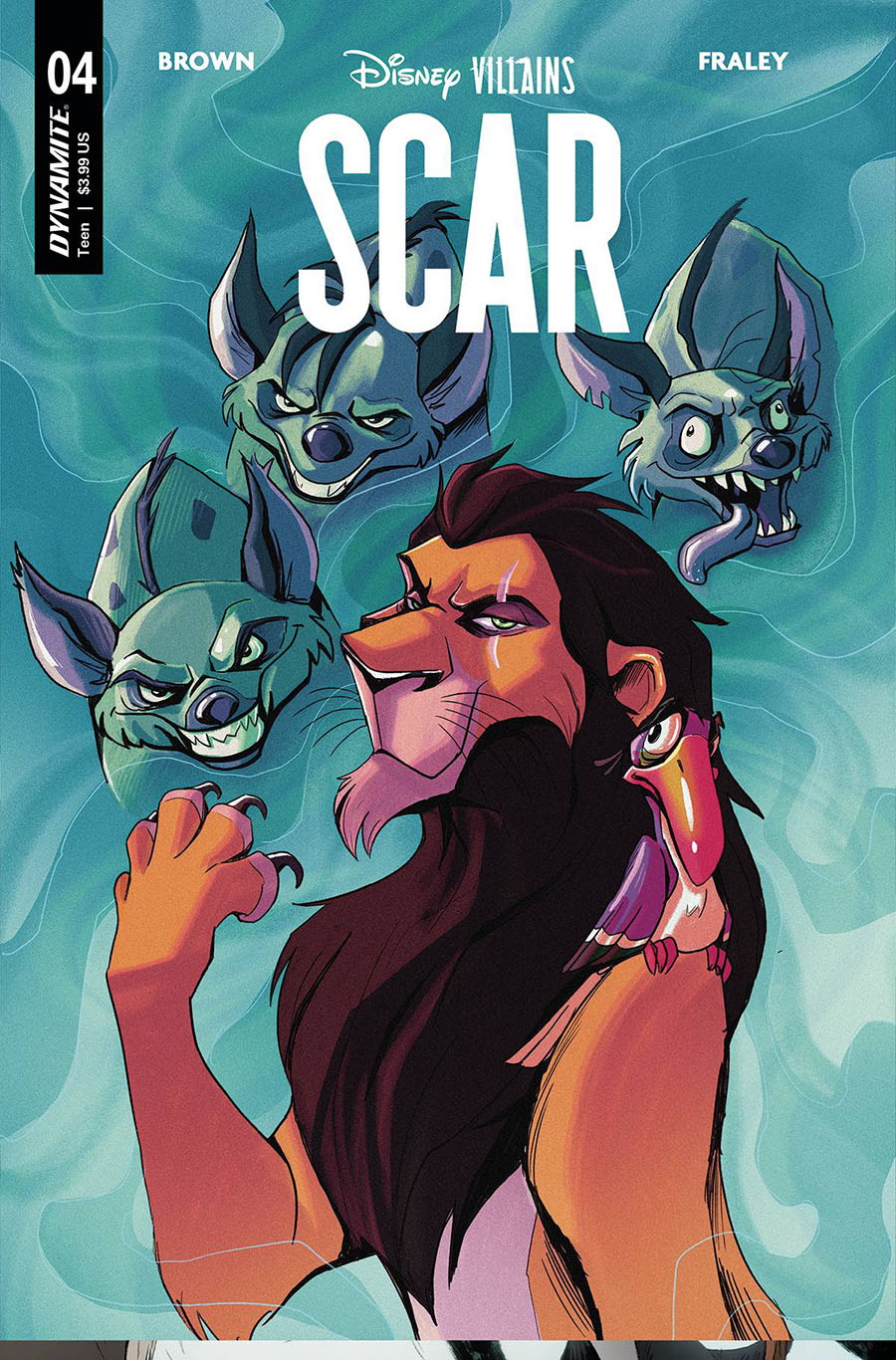 Disney Villains Scar #4 Cover F Incentive Trevor Fraley Variant Cover