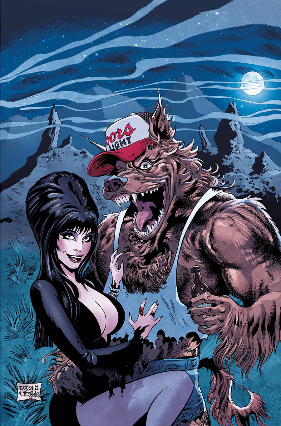 Elvira In Monsterland #3 Cover I Incentive Dave Acosta Virgin Cover