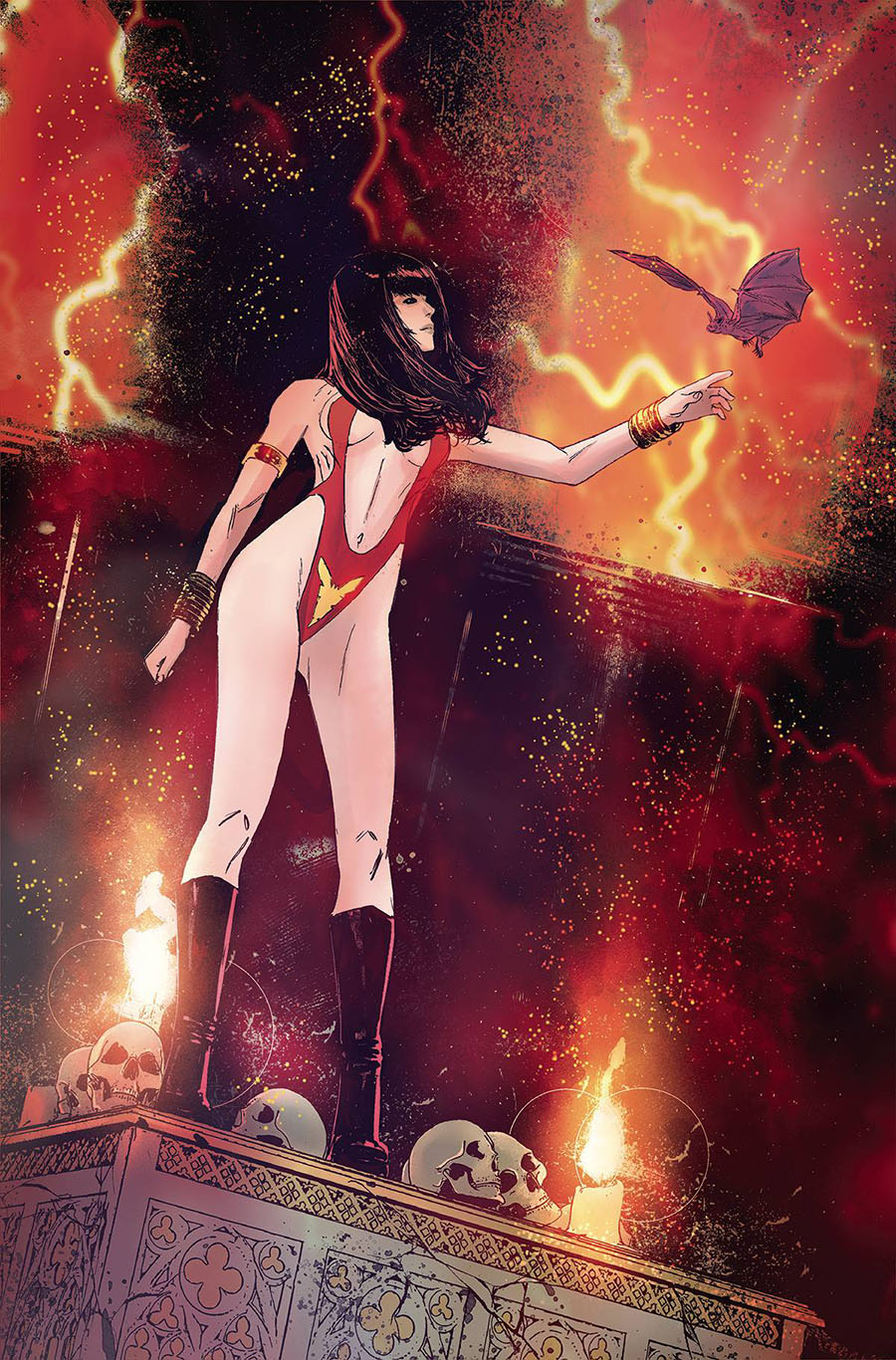 Vampirella vs The Superpowers #3 Cover J Incentive Robert Carey Virgin Cover