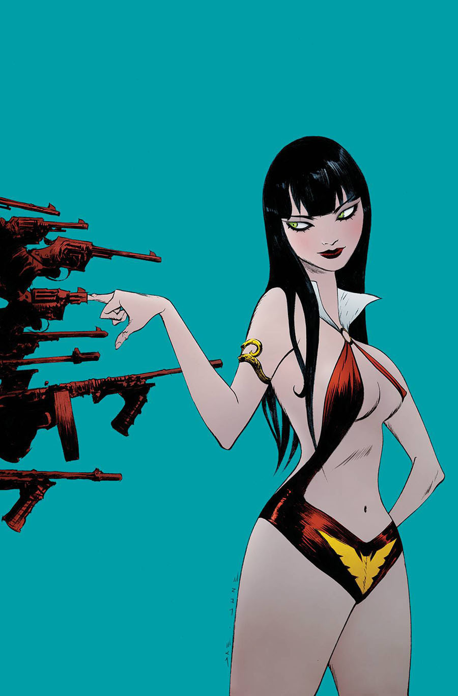 Vampirella vs The Superpowers #3 Cover M Incentive Jae Lee Virgin Cover