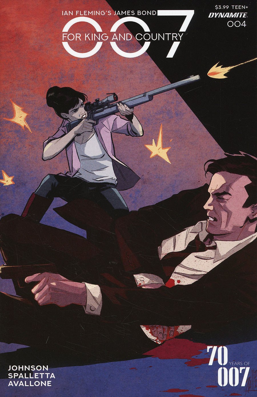 007 For King And Country #4 Cover G Incentive Giorgio Spalletta Variant Cover