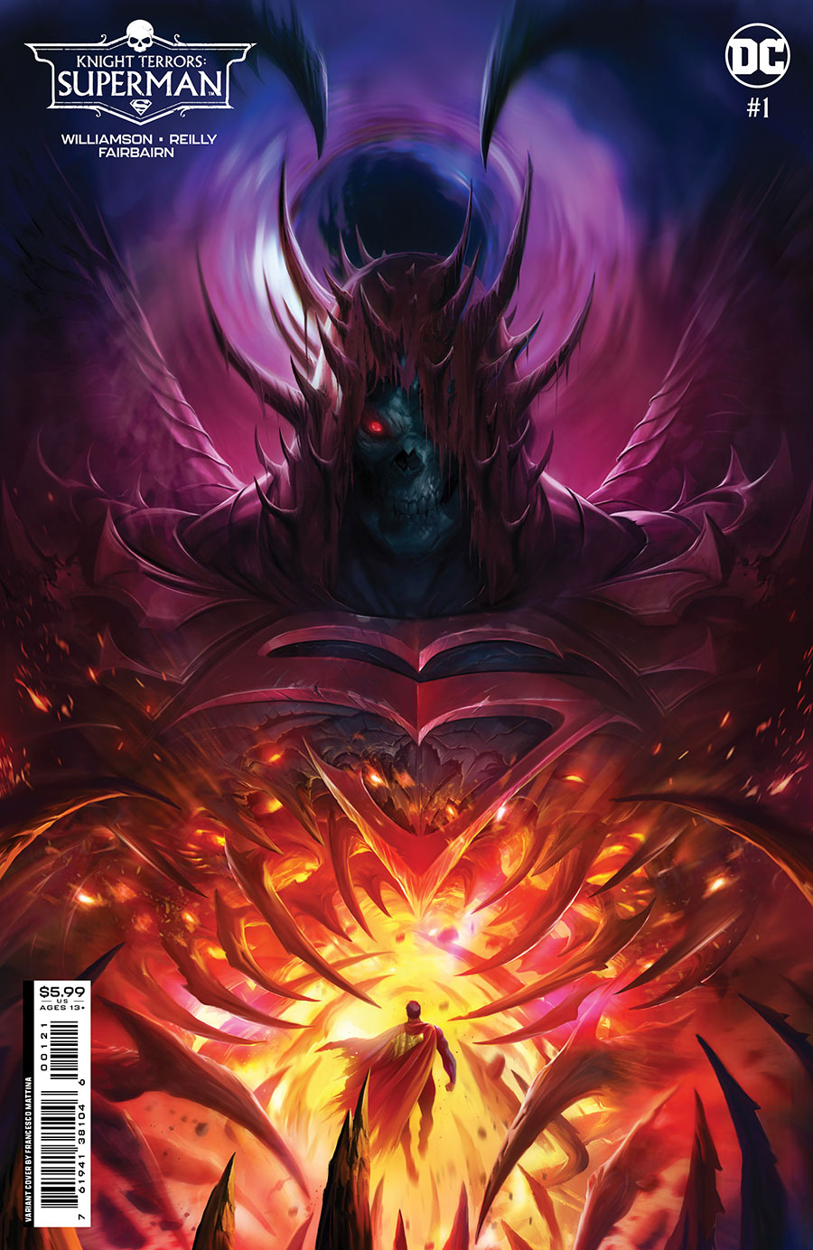 Knight Terrors Superman #1 Cover B Variant Francesco Mattina Card Stock Cover