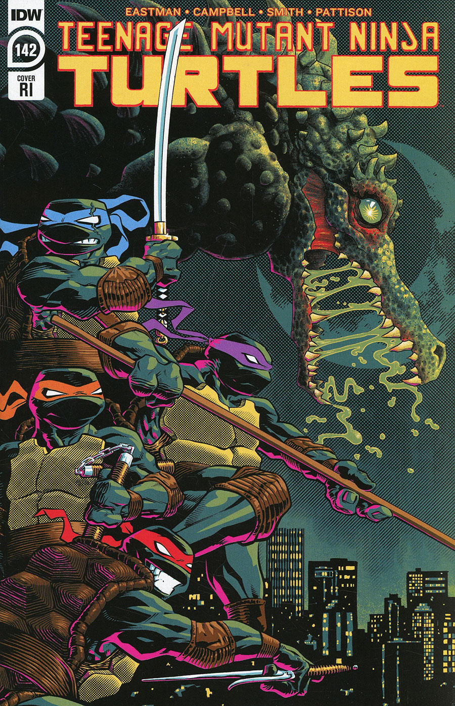 Teenage Mutant Ninja Turtles Vol 5 #142 Cover C Incentive J Gonzo Variant Cover