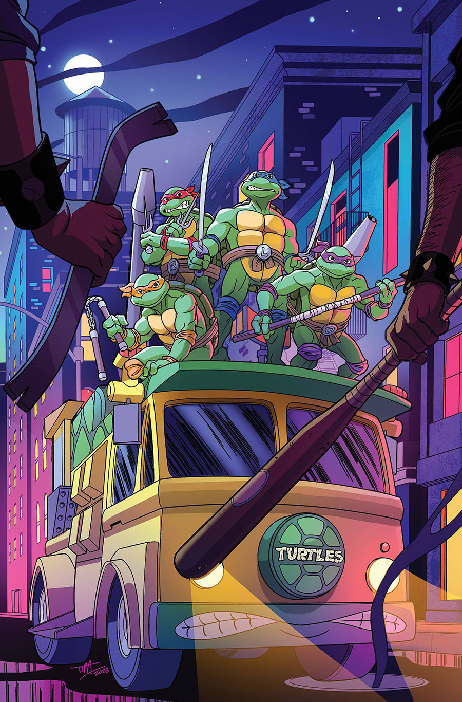 Teenage Mutant Ninja Turtles Saturday Morning Adventures Continued #3 Cover E Incentive Tim Levins Virgin Variant Cover