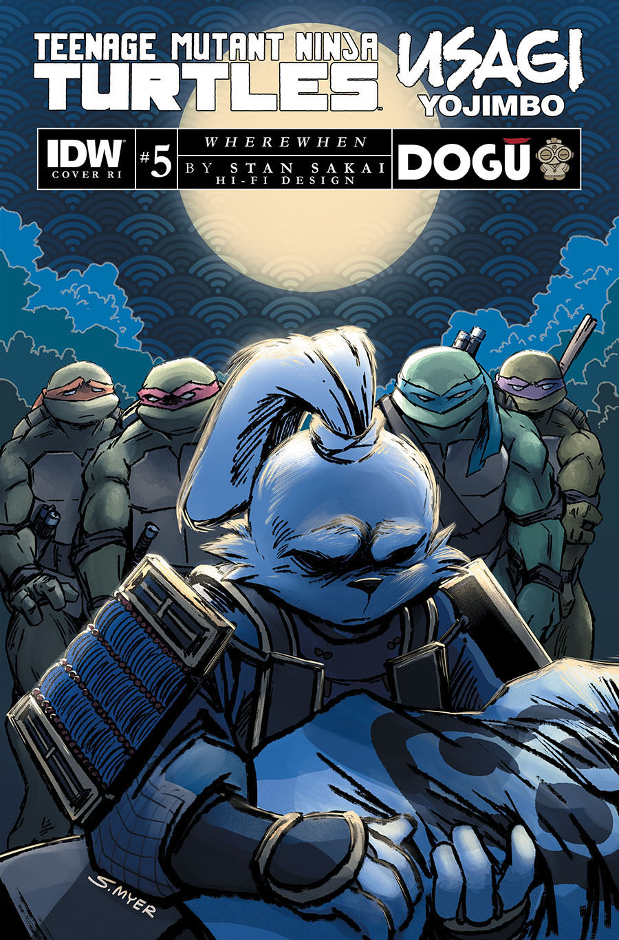 Teenage Mutant Ninja Turtles Usagi Yojimbo WhereWhen #5 Cover C Incentive Sarah Myer Variant Cover