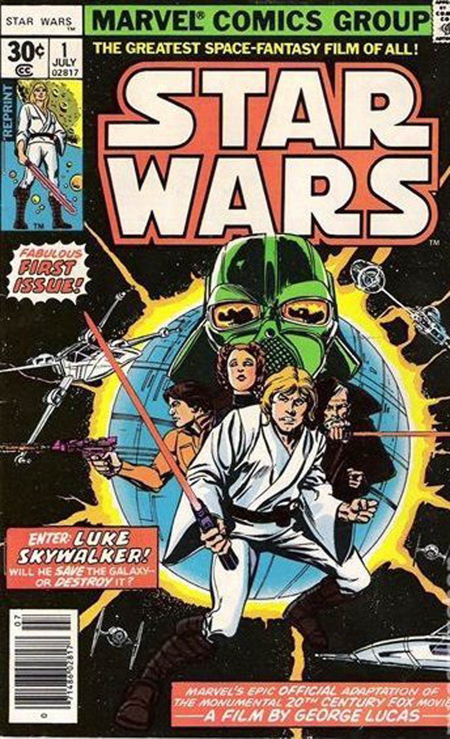 Star Wars (Marvel) Vol 1 #1 Cover H 30 Cent Reprint