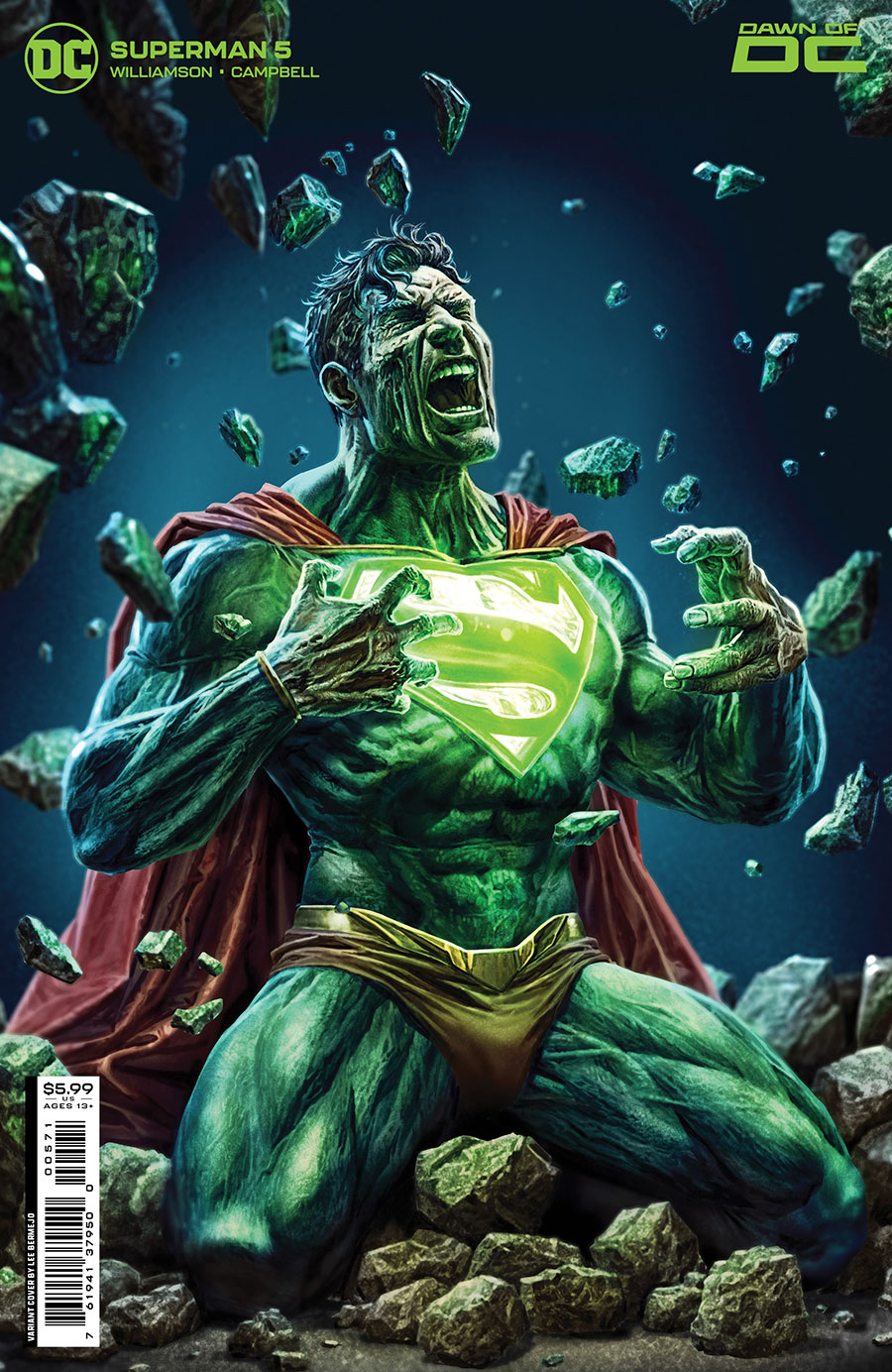 Superman Vol 7 #5 Cover E Variant Lee Bermejo Card Stock Cover