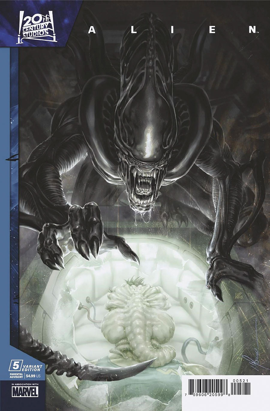 Alien Vol 3 #5 Cover B Variant Kendrick kunkka Lim Cover