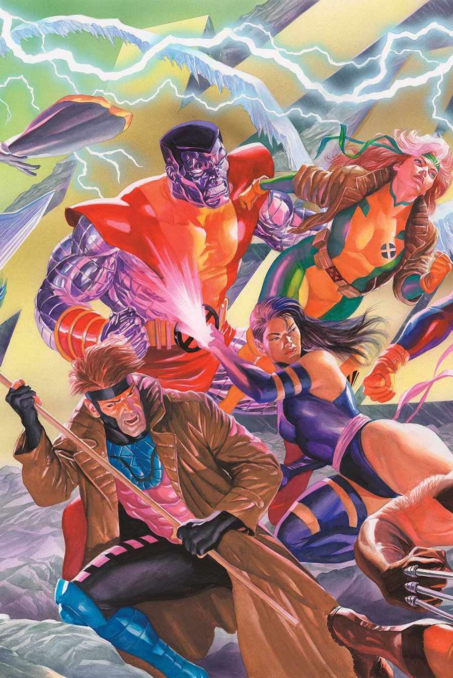 Dark X-Men Vol 2 #1 Cover B Variant Alex Ross X-Men Connecting Part C Cover (Fall Of X Tie-In)