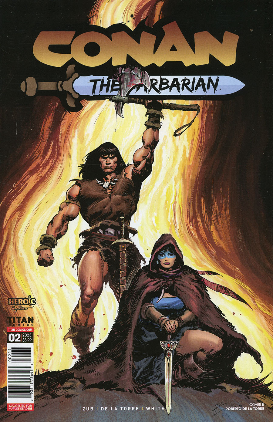 Conan The Barbarian Vol 5 #2 Cover B Variant Roberto De La Torre Cover