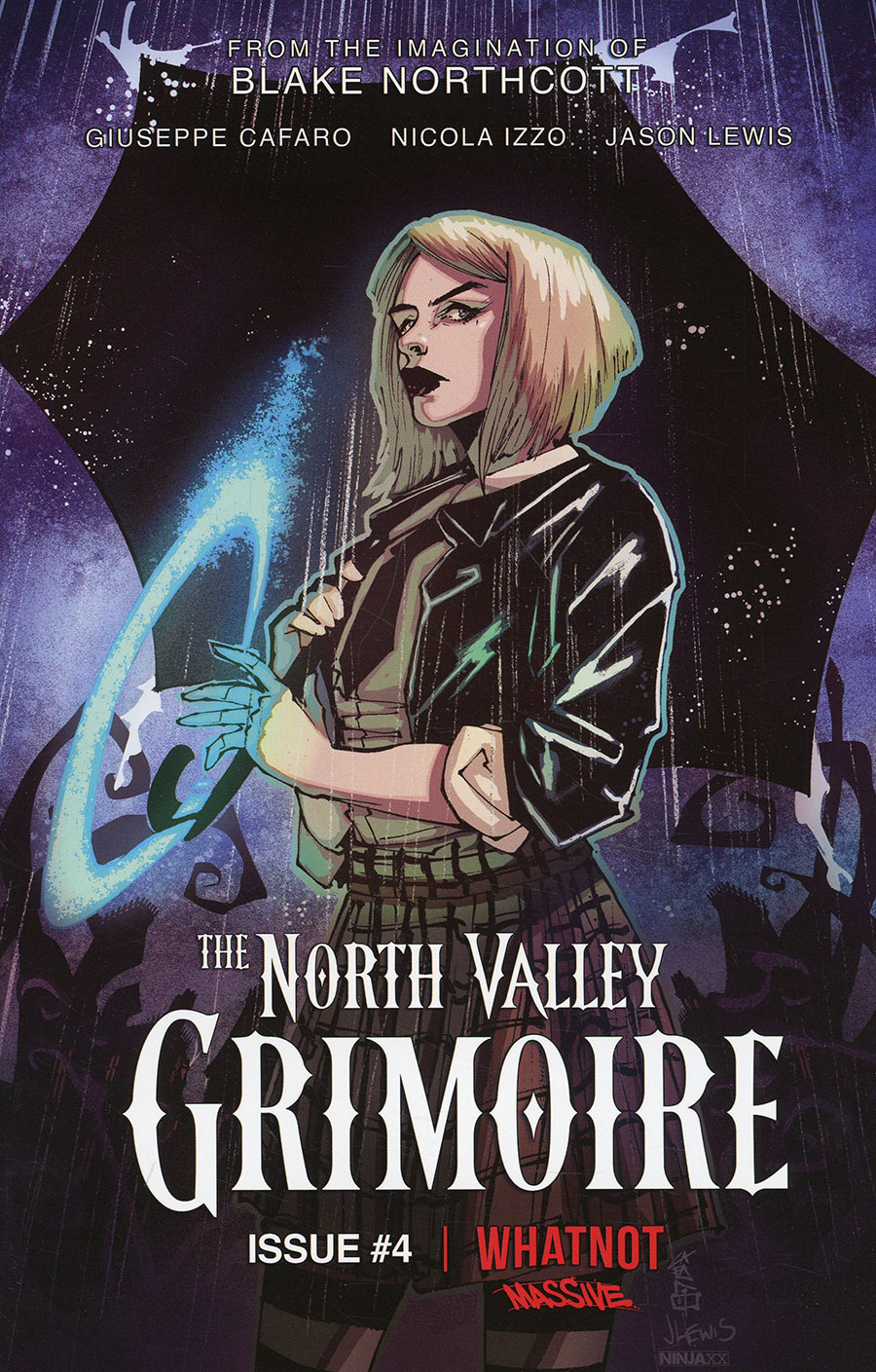 North Valley Grimoire #4 Cover C Variant Jason Lewis Wednesday Homage Cover