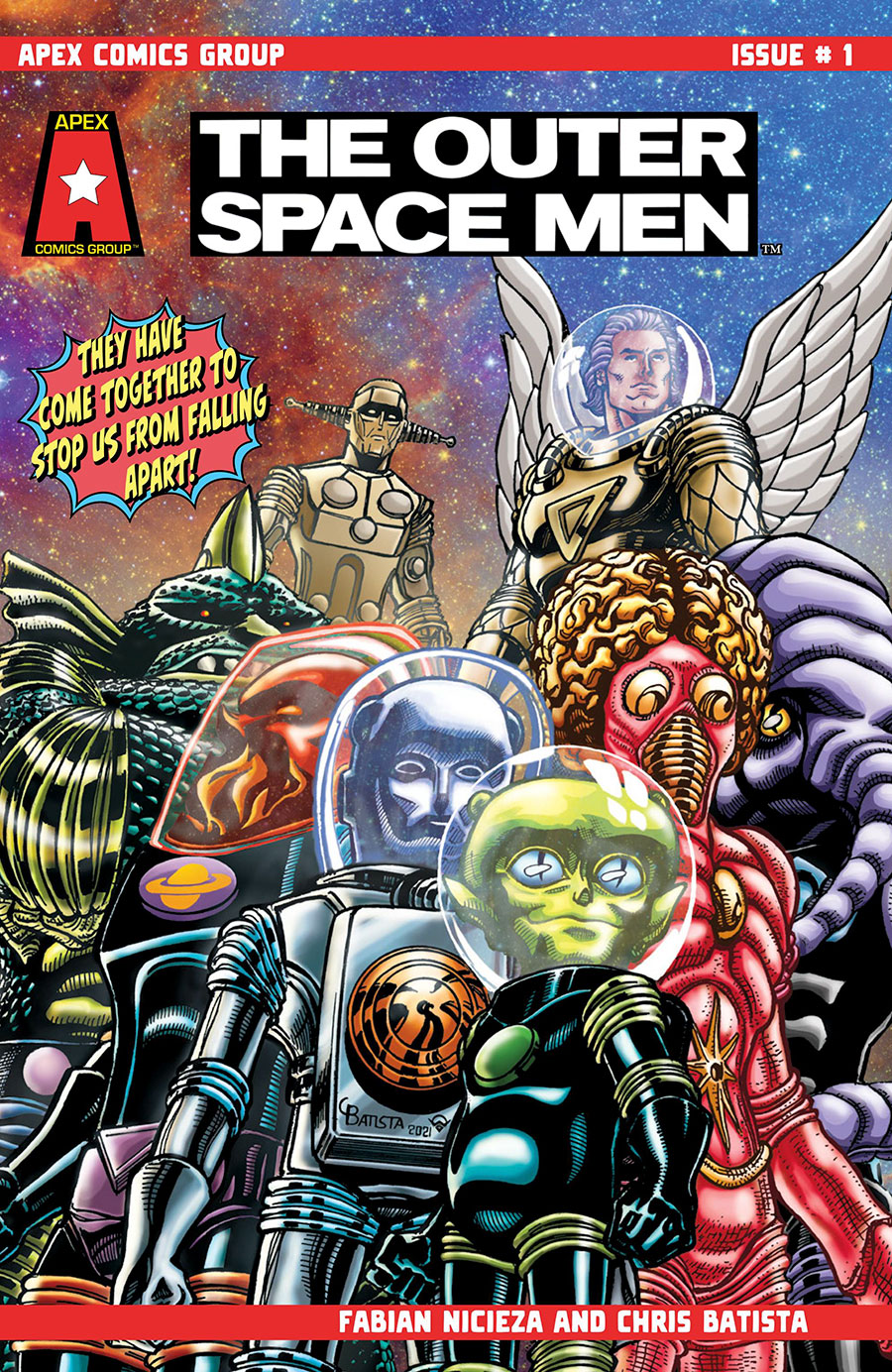 Outer Space Men #1 Cover A Regular Chris Batista & Wilson Ramos Jr Cover