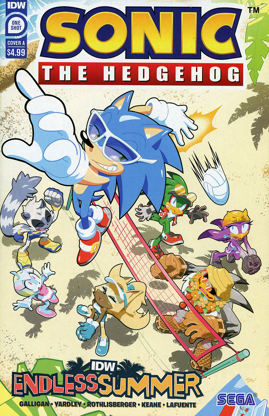 IDW Endless Summer Sonic The Hedgehog #1 (One Shot) Cover A Regular Tracy Yardley Cover