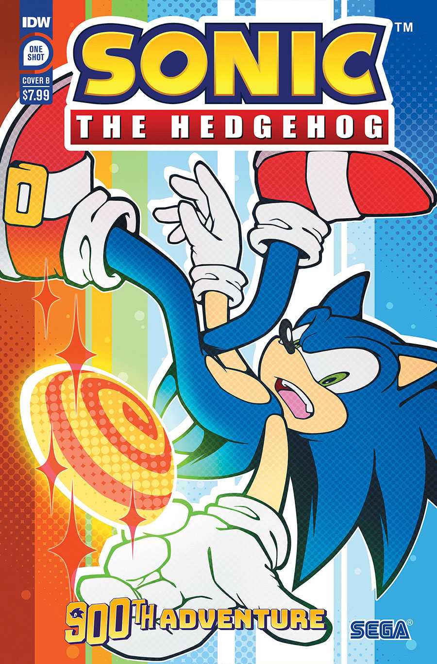 Sonic The Hedgehogs 900th Adventure #1 (One Shot) Cover B Variant Yuji ...