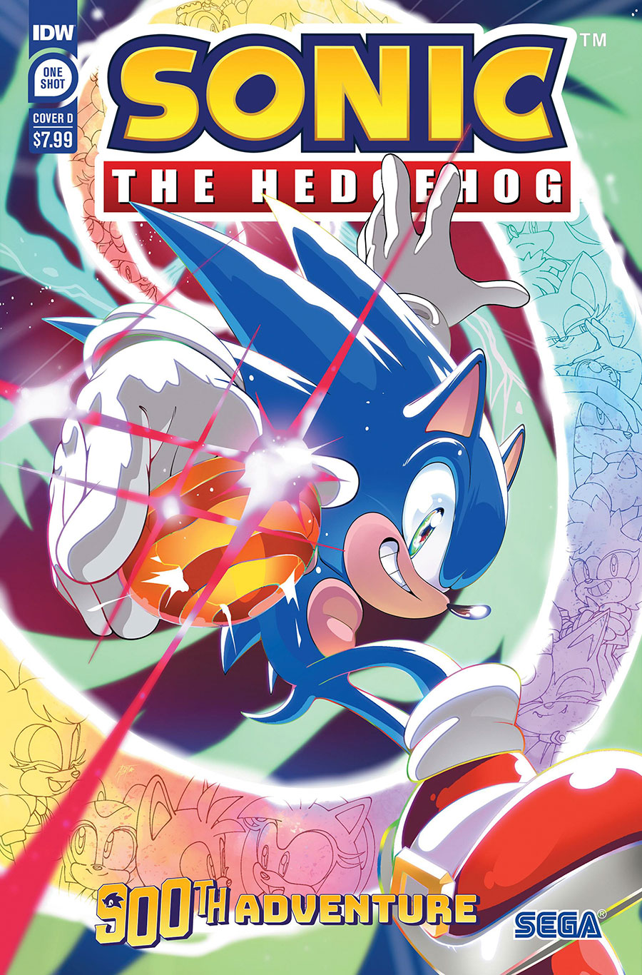 Sonic The Hedgehogs 900th Adventure #1 (One Shot) Cover D Variant Adam ...