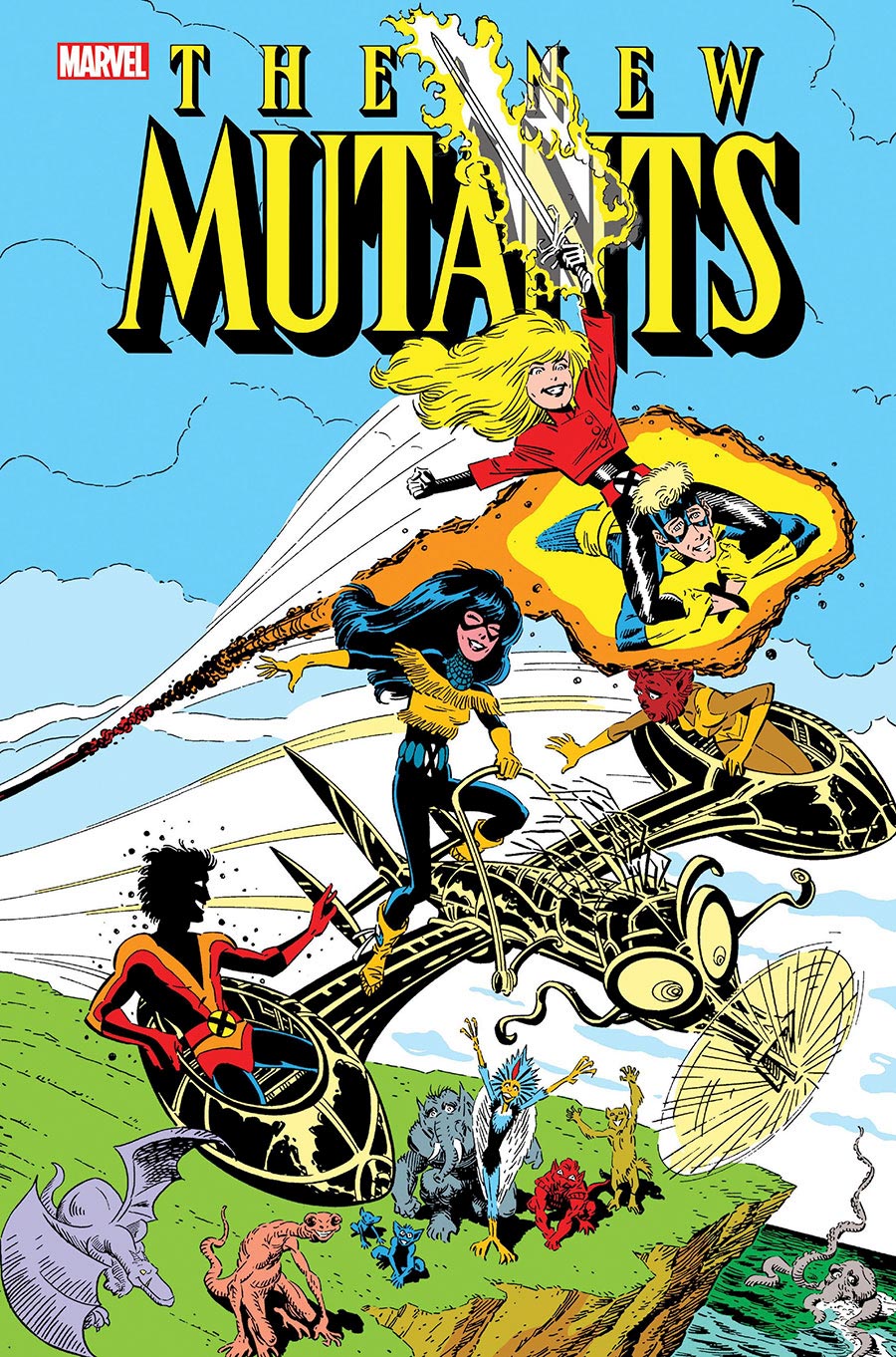 New Mutants Omnibus Vol 3 HC Book Market Bret Blevins Cover