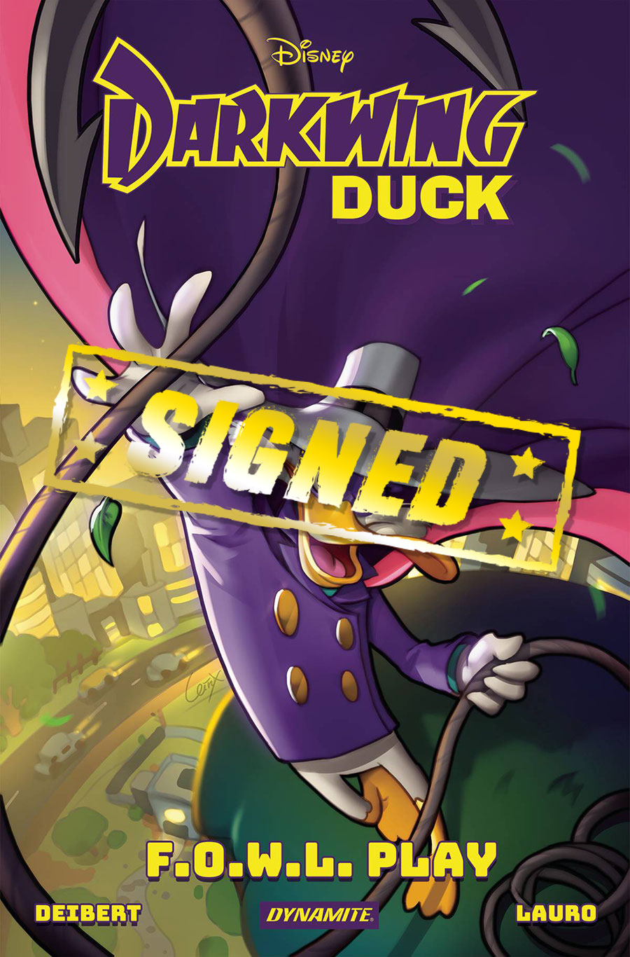 Darkwing Duck Vol 1 F.O.W.L. Play HC Amanda Deibert Signed Edition