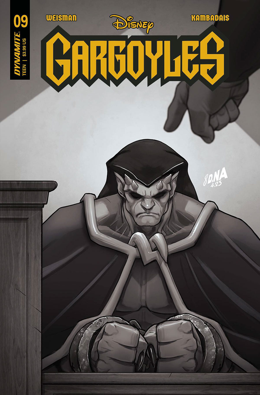 Gargoyles Vol 3 #9 Cover H Incentive David Nakayama Black & White Cover