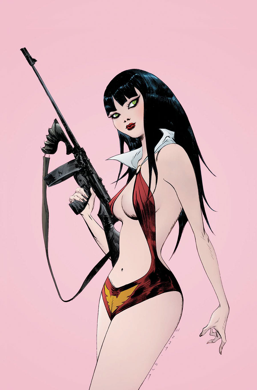 Vampirella vs The Superpowers #4 Cover M Incentive Jae Lee Virgin Cover