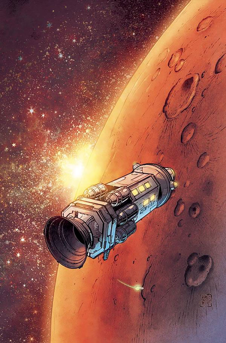 Traveling To Mars #9 Cover E Incentive Roberto Meli Virgin Cover