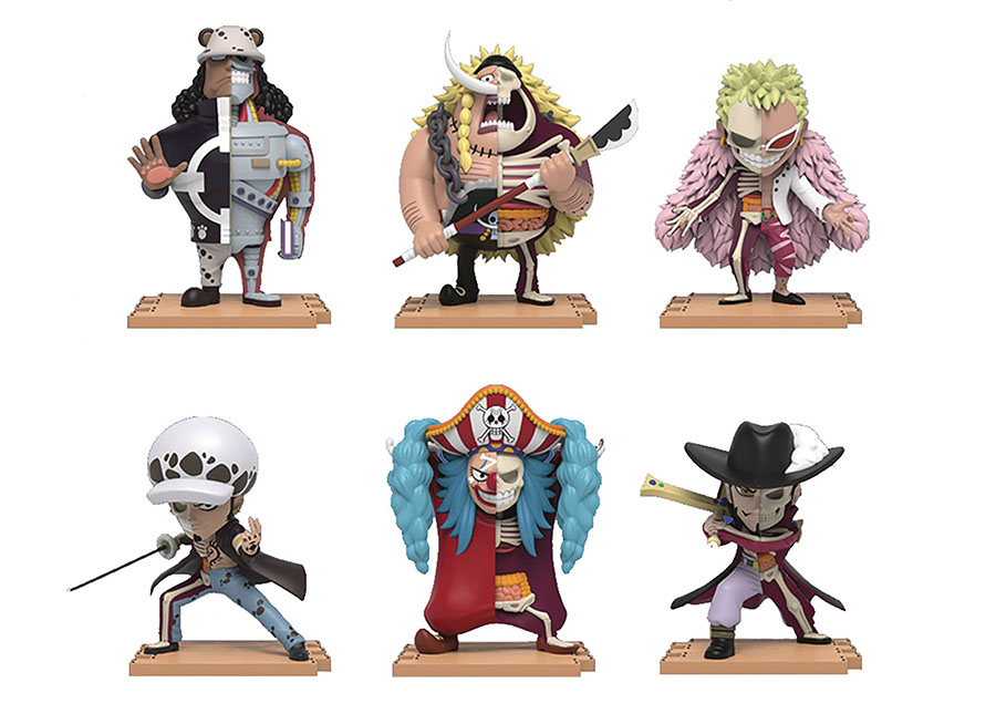 One Piece Freenys Hidden Dissectibles Wave 4 Warlords Edition Blind Mystery Box 6-Piece Display