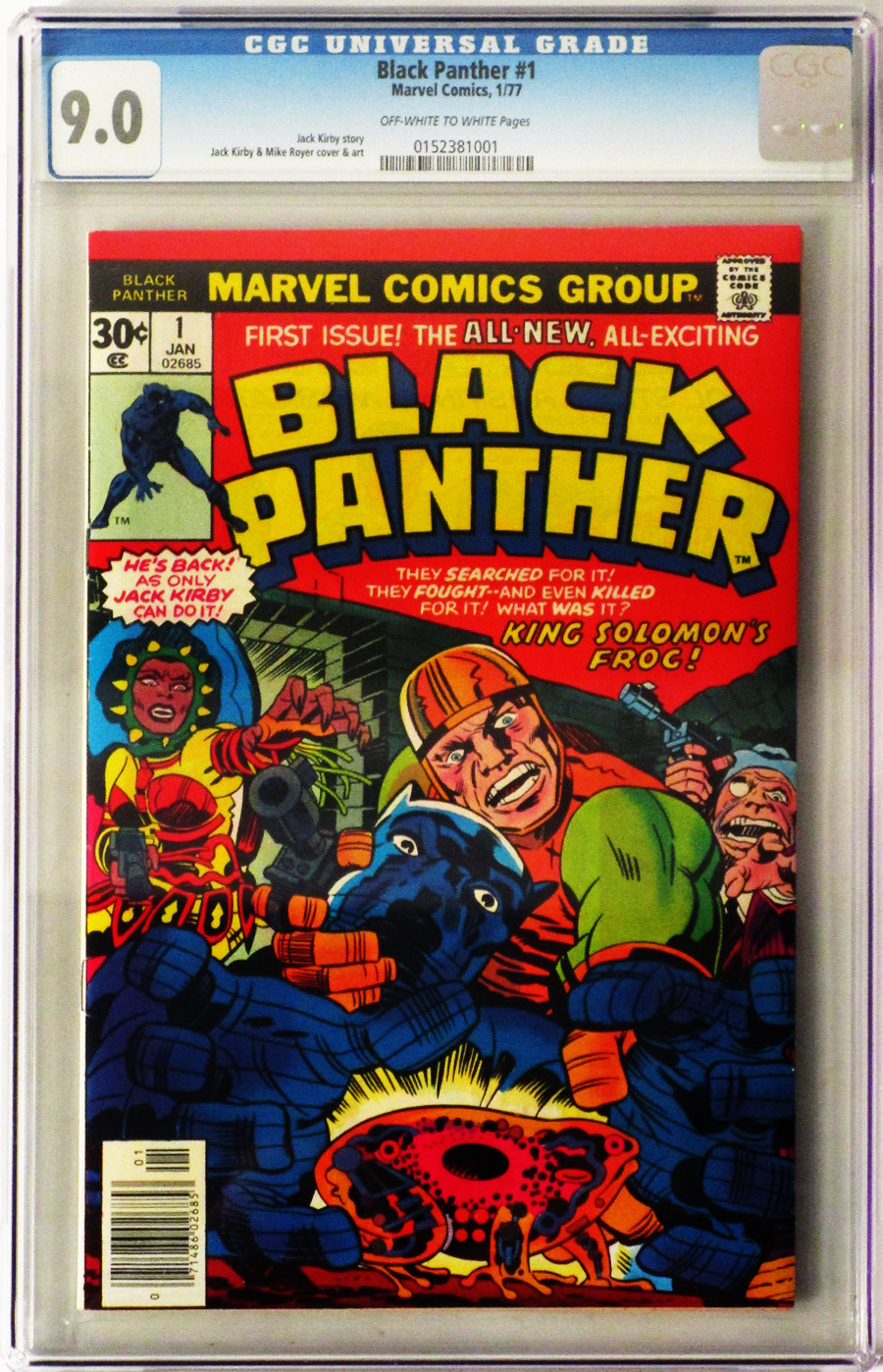 Black Panther Vol 1 #1 Cover B CGC 9.0