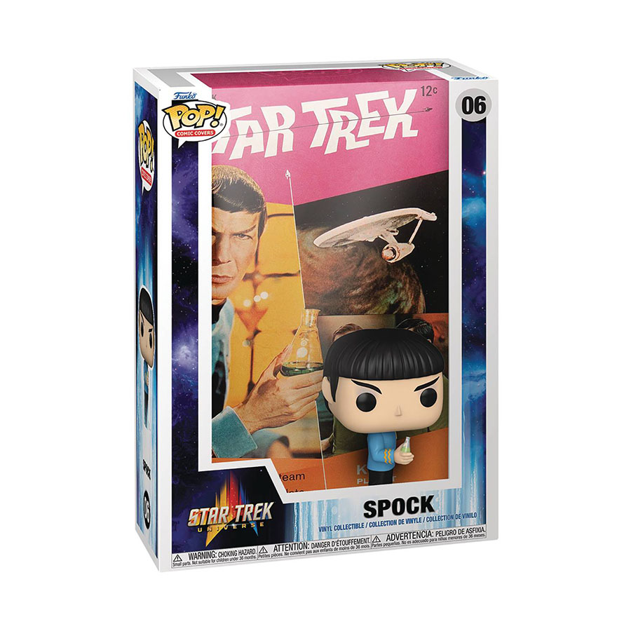 POP Comic Cover Star Trek #1 Spock Vinyl Figure