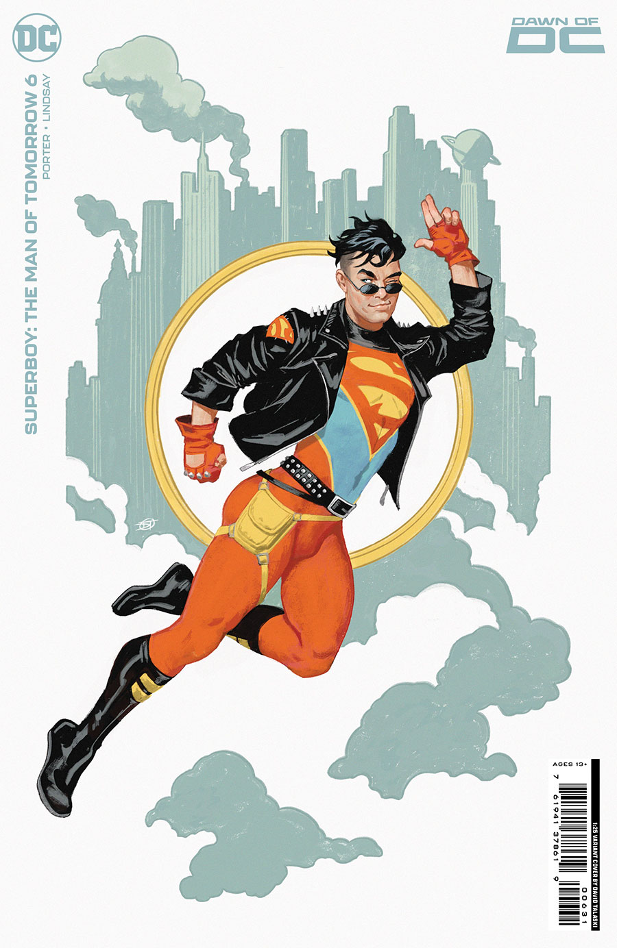 Superboy The Man Of Tomorrow #6 Cover C Incentive David Talaski Card Stock Variant Cover