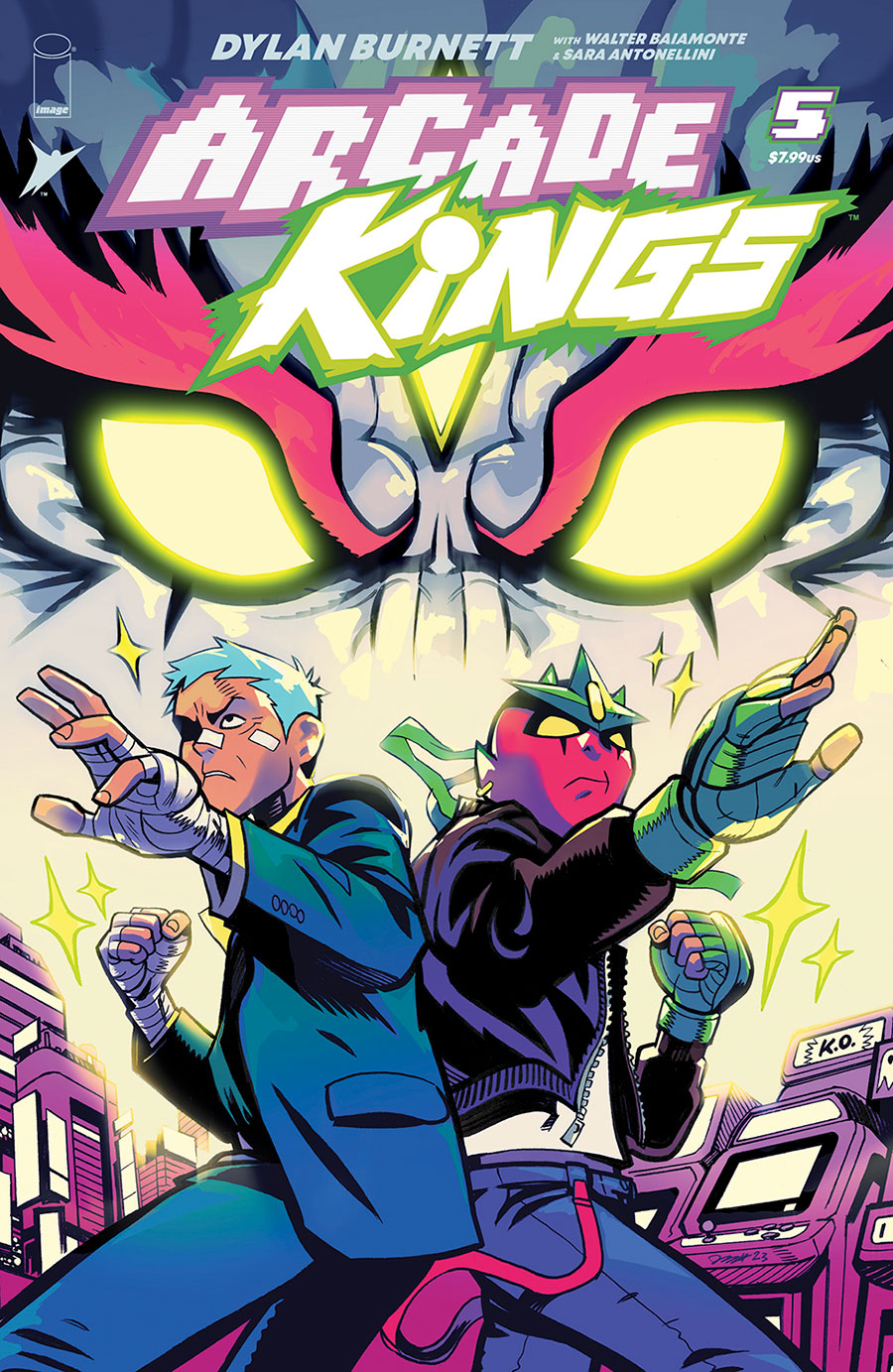 Arcade Kings #5 Cover A Regular Dylan Burnett Walter Baiamonte & Sara Antonellini Cover