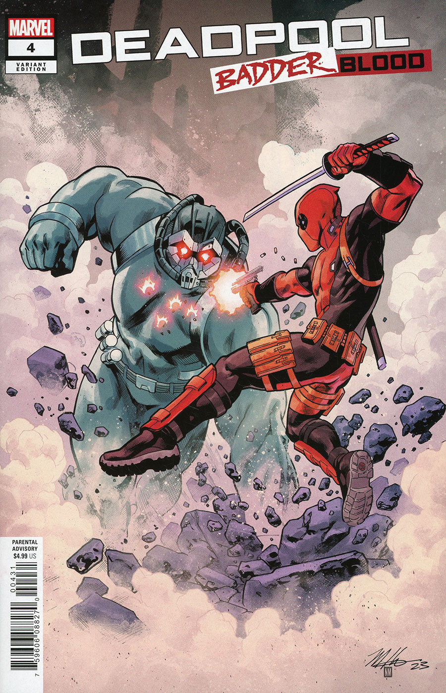 Deadpool Badder Blood #4 Cover C Variant Mike Hawthorne Cover