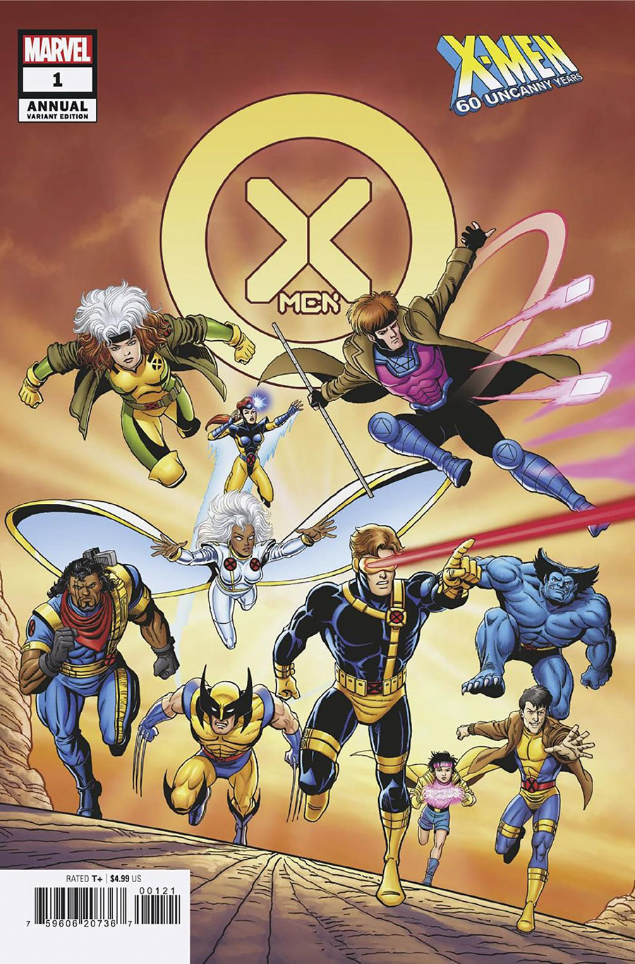 X-Men Vol 6 Annual (2023) #1 Cover B Variant Larry Houston X-Men 60th Anniversary Cover (Contest Of Chaos Tie-In)