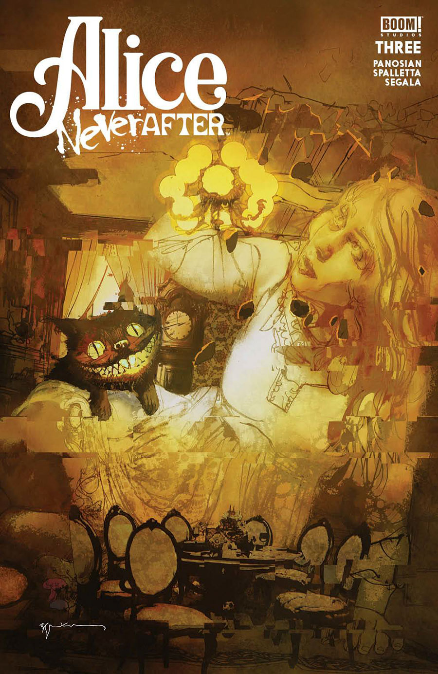 Alice Never After #3 Cover E Variant Bill Sienkiewicz Reveal Cover