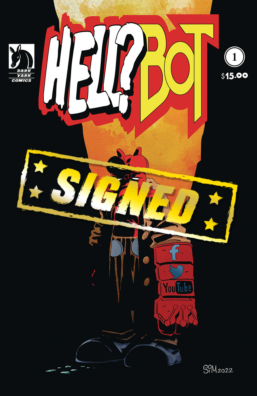 Cerebus In Hell Presents HellBot #1 (One Shot) Cover B Signed Edition