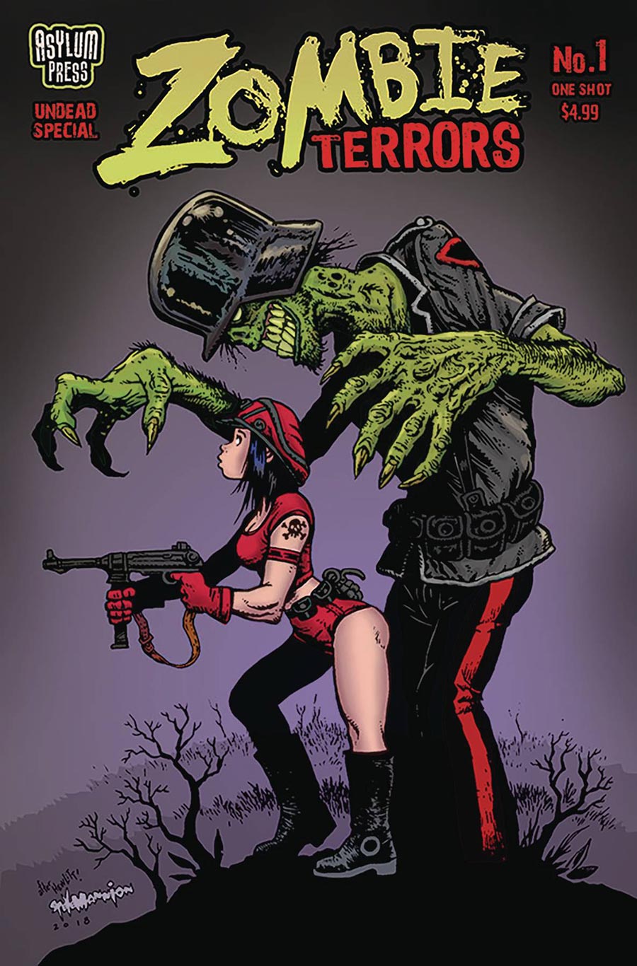 Zombie Terrors Undead Special #1 (One Shot) Cover B Variant Steve Mannion Cover