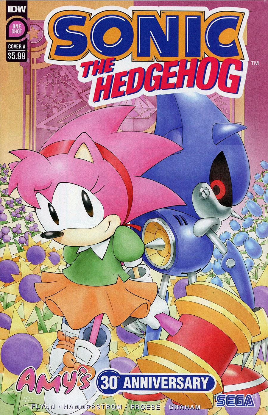 Sonic The Hedgehog Amys 30th Anniversary #1 Cover A Regular Aaron Hammerstrom Cover