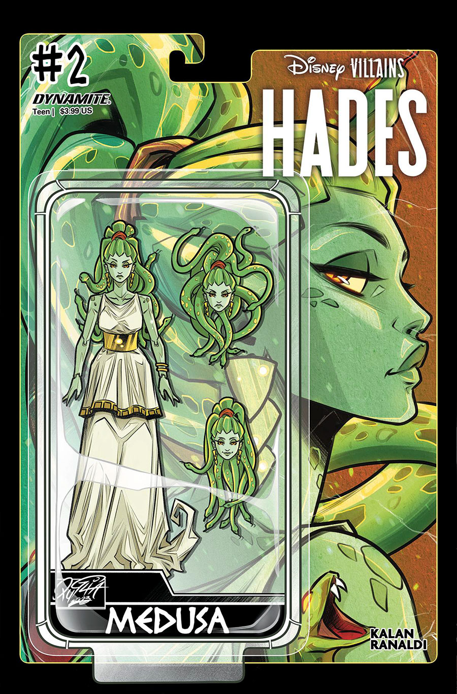 Product Details: Disney Villains Hades #2 cover e action figure