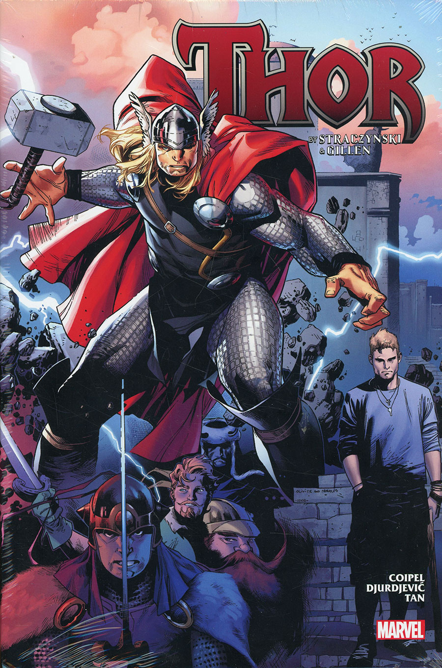 Thor By J Michael Straczynski & Kieron Gillen Omnibus HC Direct Market Olivier Coipel Wraparound Variant Cover