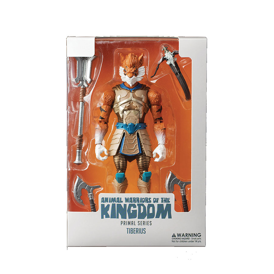 Animal Warriors Of The Kingdom Primal Series Wave 1 Action Figure - Tiberius The Ambassador