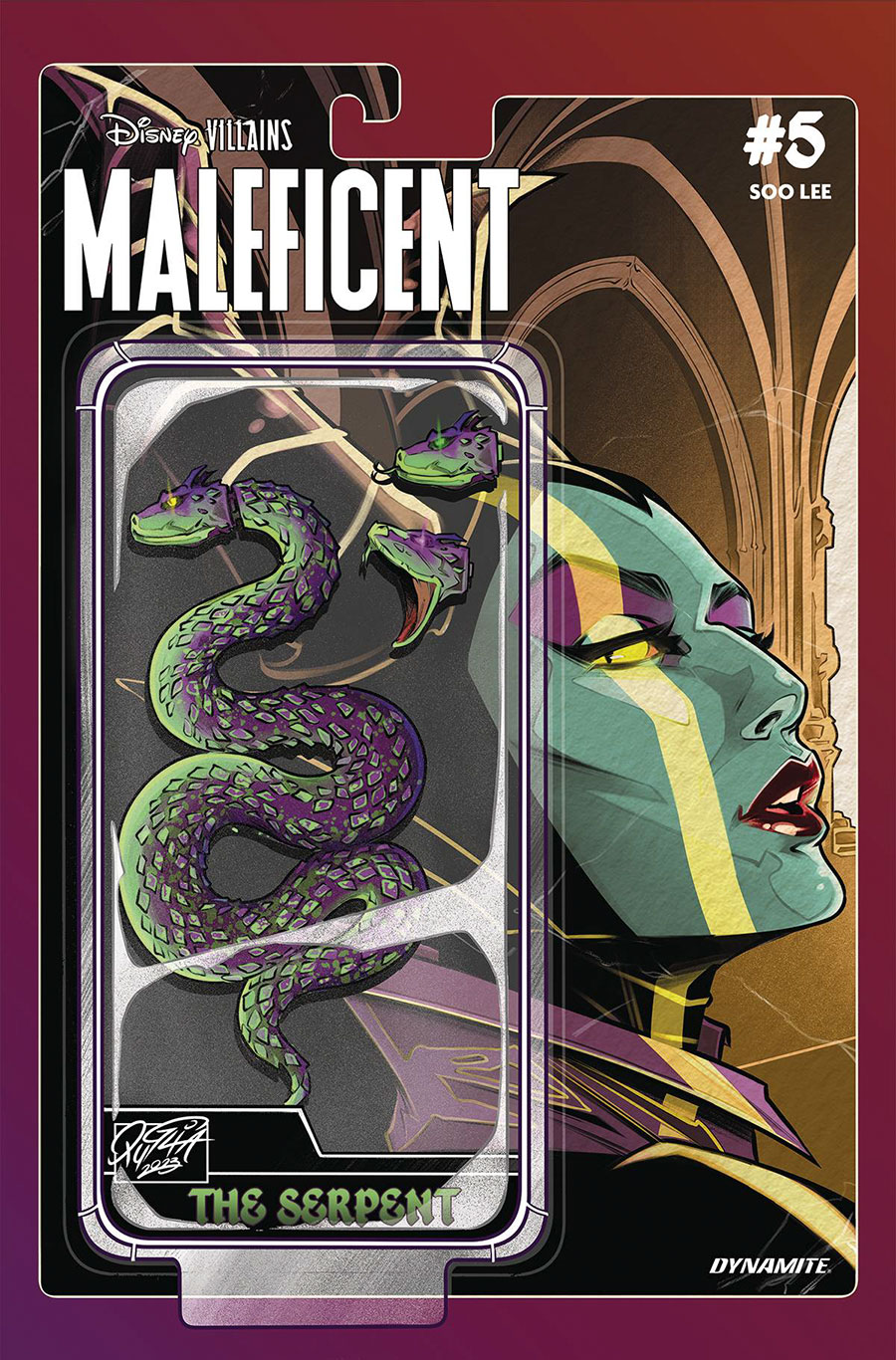 Disney Villains Maleficent #5 Cover H Incentive Action Figure Variant Cover