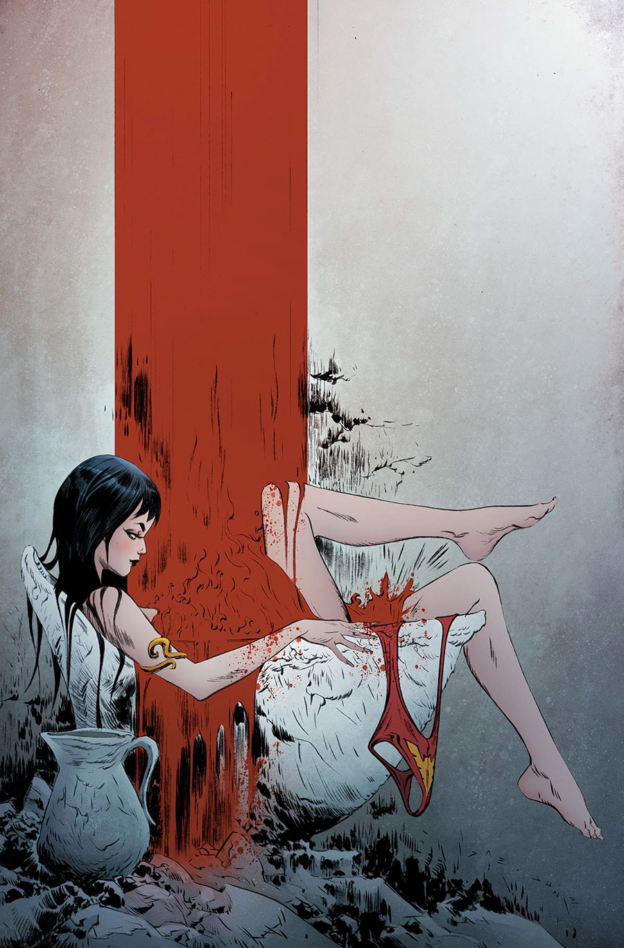 Vampirella vs The Superpowers #5 Cover N Incentive Jae Lee Virgin Cover